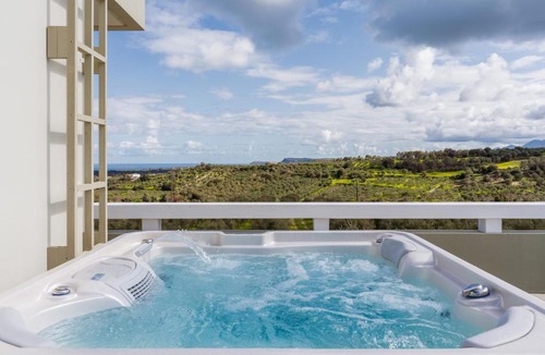 Rethymno Villa | Rizes Villa, Jacuzzi & Pool amid Olive Trees by Rentado