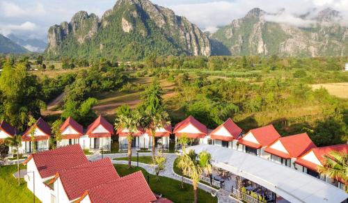 Vang Vieng Hotel | Ruby Mountain View Resort Vang-vieng