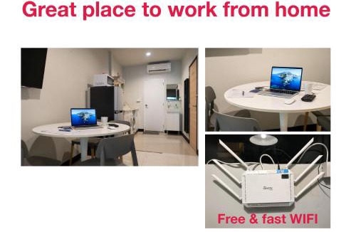 Bang Rak Apartment | S2 Silom Large room 4-6 guests Full kitchen WIFI