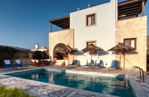 Makry Gialos House | Sea View Villa with PRVT Pool, Makrigialos, Crete