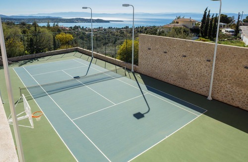 Porto Heli House | Secluded, Gorgeous villa with private pool and tennis court