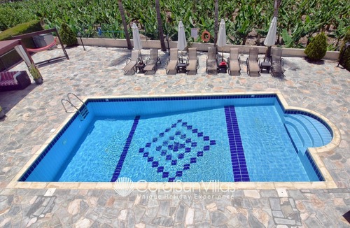 Pegeia Villa | Short walk to Coral Bay strip (5min) Family Villa Quiet area Large Pool Free A/C
