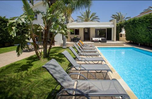 Pervolia Villa | Soothing Sunset Villa With Private Pool, 200m from the Beach