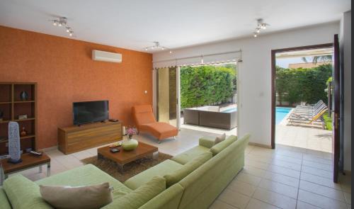Pervolia Villa | Soothing Sunset Villa With Private Pool, 200m from the Beach