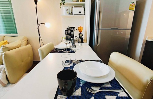 Thonglor Apartment | Spacious Cozy 1BR Bathtub, Heart of Thonglor, 48sqm, Infinity Pool