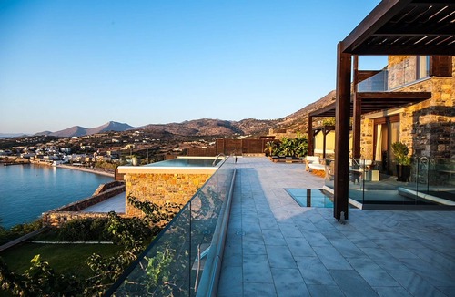 Elounda Villa | Splendid Crete Villa | Villa White - Blue | 5 Bedrooms | Private Heated Pool |.