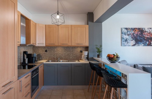 Maleme Villa | Steps from Maleme beach, walking distance to shops, private pool!