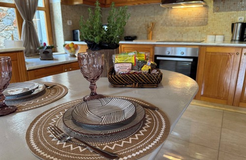 Kounelion Villa | Stone Heaven Villa - Poolside BBQ and fresh herbs | 5’ from Agios Nikolaos
