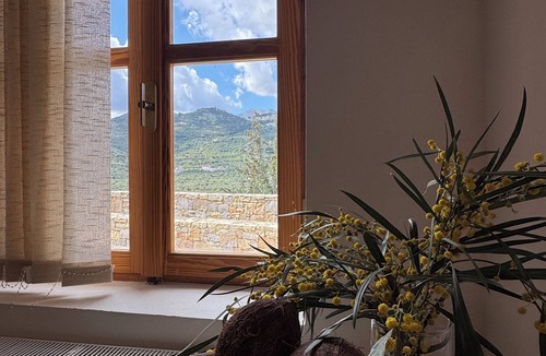 Kounelion Villa | Stone Heaven Villa - Poolside BBQ and fresh herbs | 5’ from Agios Nikolaos