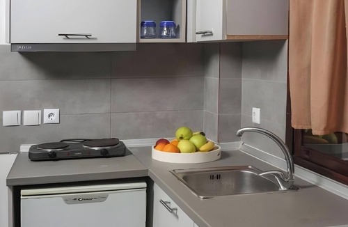 Pefkochori Apartment | Studio 'For 3 with Sea View 2' – Sea View, Wi-Fi & Air Conditioning