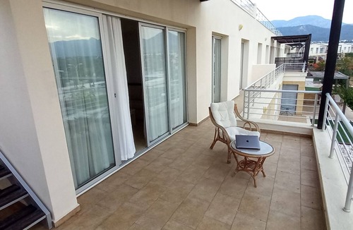 Tatlisu Apartment | Stunning rooftop terrace between sea and mountains