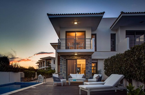 Mazotos Villa | Sunny Serenity by the Sea: A Mediterranean Escape with Private Beachfront Villas