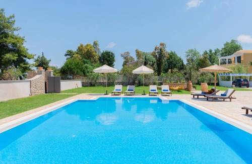 Molos Villa | SUNRISE BEACH - YOUR DREAM SEASIDE VILLA, DIRECT ACCESS ONTO QUIET SANDY BEACH