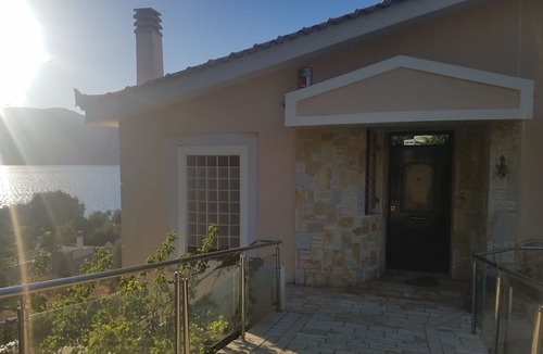 Skroponeria Apartment | The house is situated on the beach and it is only 1 minute walk .