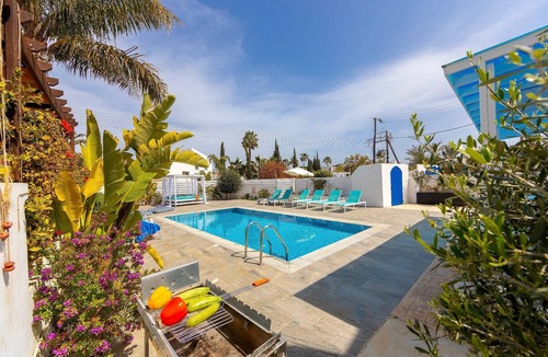 Protaras Villa | This amazing luxury villa is located in the heart of Protaras just 4 minutes walk to the Main Str