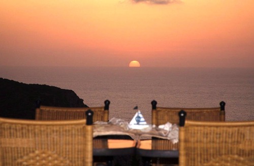 Paliki Apartment | Top floor luxury apartment for 4 above Petani Beach Kefalonia