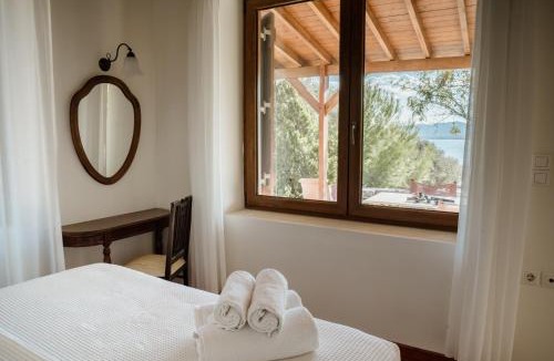 Mytilene House | Traditional Architecture Seafront Stone House in 25000sqm Olive Grove - C