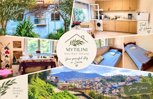 Lesvos House | Traditional house, courtyard view, for quiet getaways