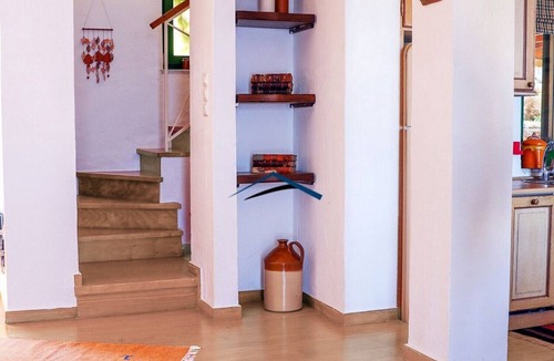 Kea Villa | Traditional stone villa with a swimming pool and a fantastic sea view