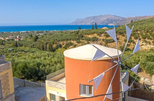 Drapanias Villa | Unique Mill Villa - Private Pool&Jacuzzi-Stunning View