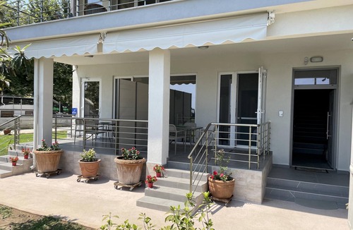 Skotina Apartment | Uniquely situated holiday flat, directly on the fine sandy beach, with far-reach