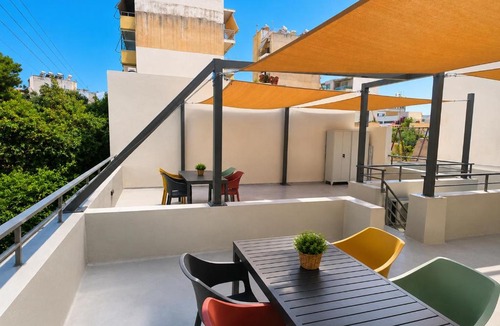 Petralona Apartment | Urban Patio Athens Entire Boutique Building