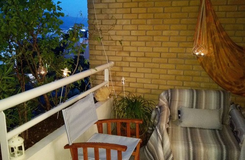 Marousi Apartment | Vana' s penthouse with comfortable relaxing fully furnished balcony