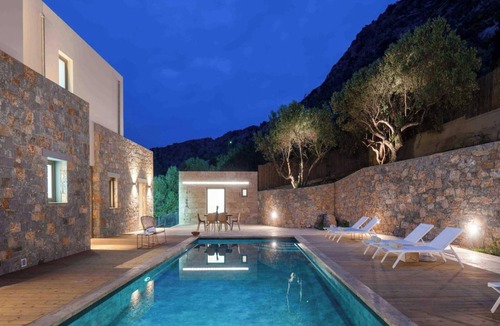 Vrachasi Villa | Villa Adagio with Private Heated Pool