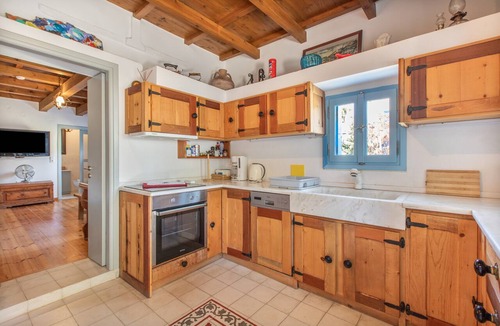 Almyrida Villa | Villa Antonia steps from the sea, Wi-Fi, air conditioning