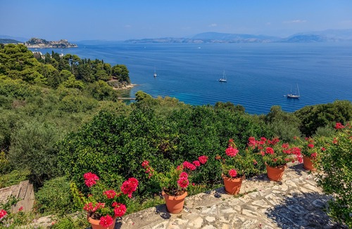 Corfu Town Villa | Villa Aphrodite - Luxury Elegant Villa With The Most Stunning View of Corfu