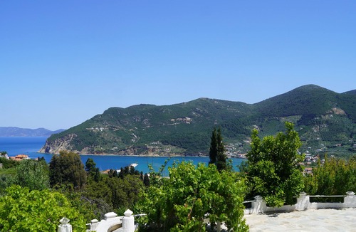 Skopelos Town Villa | Villa Aspalathus Red, Pool and Panoramic Views to fulfil your Aegean memories