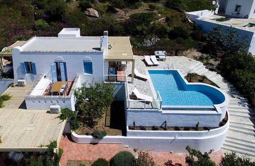 Maragas Villa | Villa 'Azure' Private Infinity Pool Beach Hotel Villa Paradise Naxos