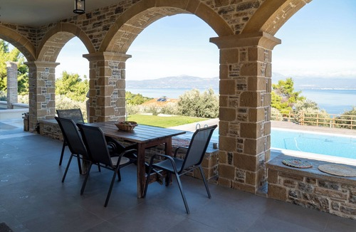 Oropos Villa | Villa Kalamos/Sea View & Pool nearby Athens