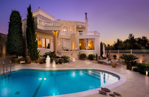 Skotino Villa | Villa Kokalis Resort 1 very close spectacular water parks, golf, tennis