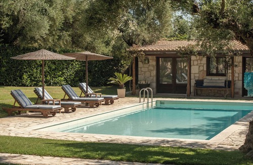 Lithakia Villa | Villa Lalla Private Stone Villa with Pool & Expansive Garden
