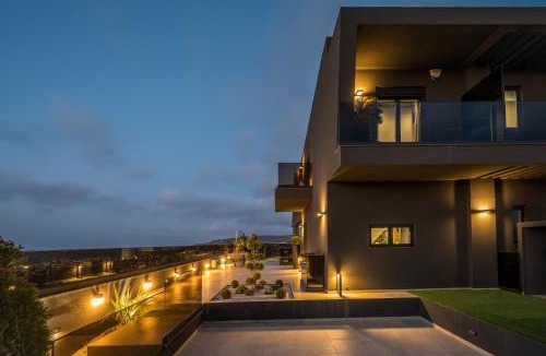 Vathianos Kampos Villa | Villa Lia ,4 bedroom with Private Pool & Sea View