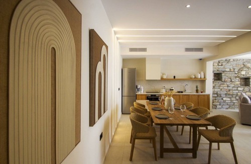 Vari Villa | Villa Orythia, 3 BDR, Sea Views, Pool, Syros