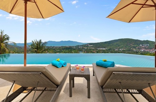 Bophut Hills Villa | Villa Pearl - 3 Bedroom Private Pool Sea View Villa