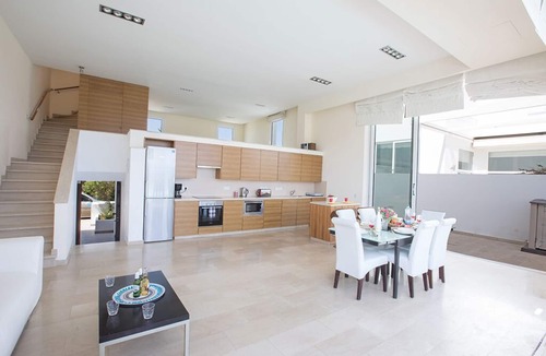 Protaras Villa | Villa Saffi,Luxury 4BDR Sea-front Protaras Villa with Pool and Amazing views