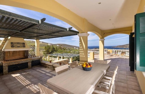 Posidonia Villa | Villa Syros Gem, Luxury Mansion Sunset & Sea Views