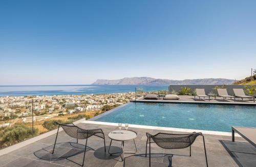 Kissamos Villa | Villa Thealon I New luxury villa with sea view and private infinity pool