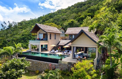 Bophut Villa | Villa Tiga: 2 Bed Cliffside Seaview Oasis