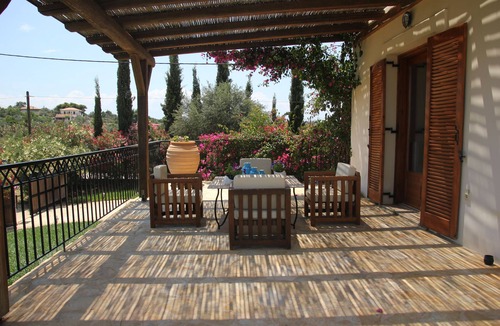 Petrothalassa Villa | VILLA WITH SEA VIEW AND POOL AND WALK TO SANDY BEACH SLEEPS 9