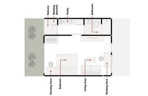 Chalong Apartment | White House Apartment - Chalong