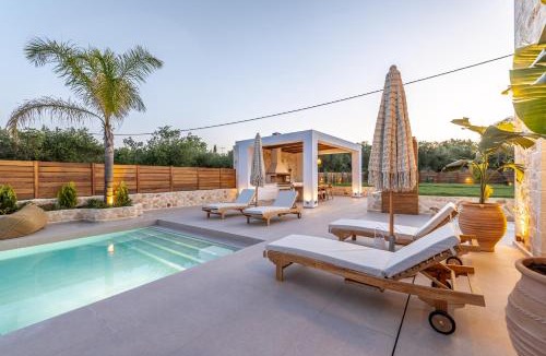 Laganas Villa | White Stone Villa Orion - Poolside Escape Close to Laganas Beach