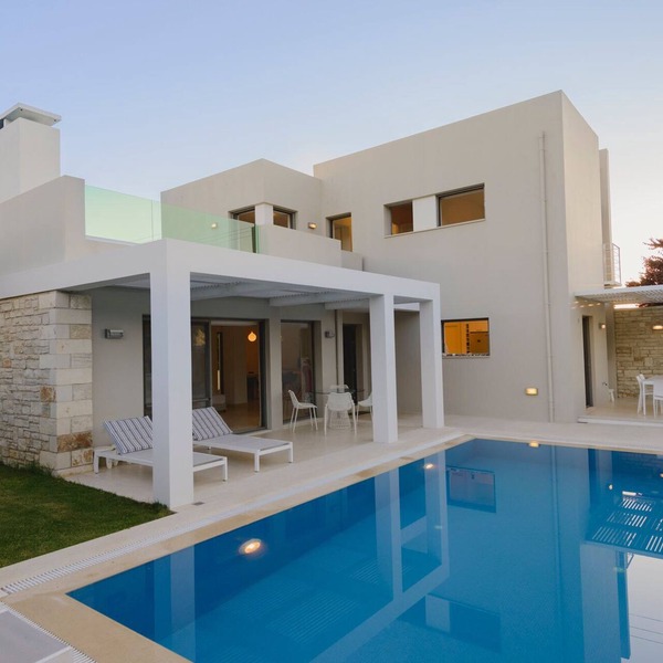 Countryside Eco Villa-Gonia with private pool, 8km from Rethymno. Sleeps 6