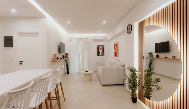 1BR Designer Suite Homey Feel Near Metro in Athens