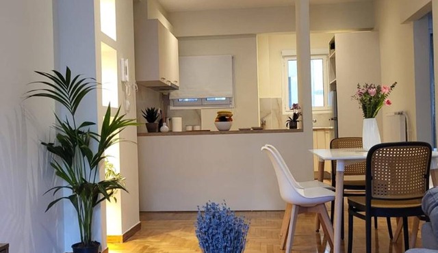 2 bd renovated flat at acropolis in Athina
