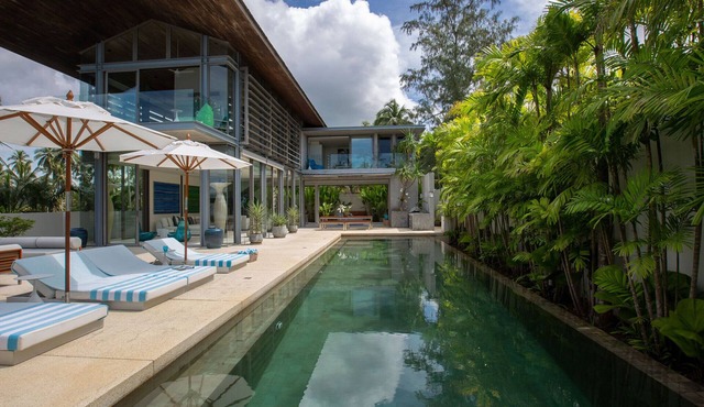 4BR Beachfront Villa w/Man Cave& Spa | Natai Beach