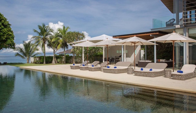 6BR Beachfront Villa w/Kids Area | Natai Beach